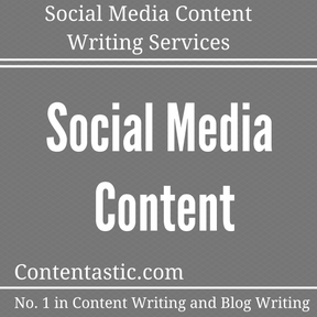 Social Media Content Writing Services